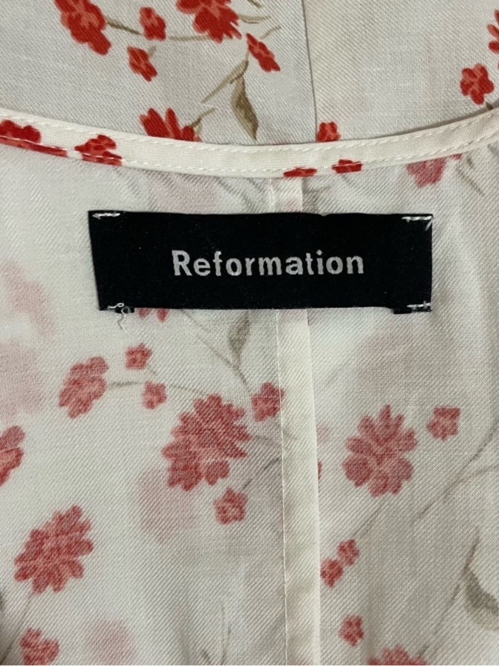 Reformation Ports Wrap Mini Dress Eleanor Print - Picture 7 of 12